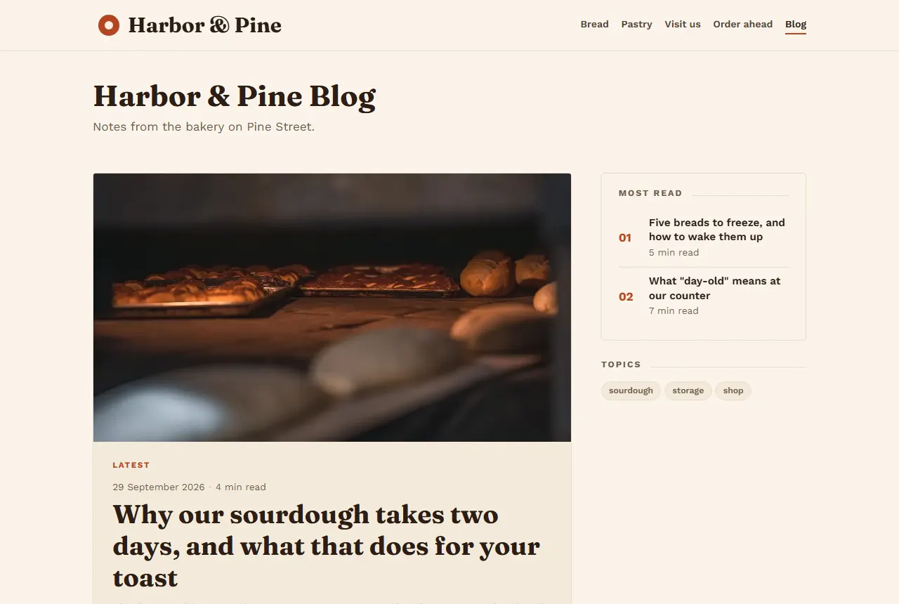 Its blog made by Blogovo